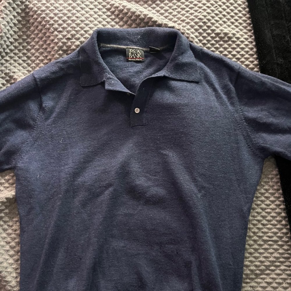 Merino Wool Longsleeve Polo